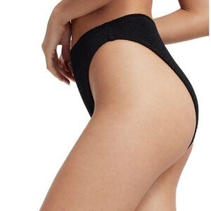 NEW Good American Always Waist High Leg Bottom Black 00/0